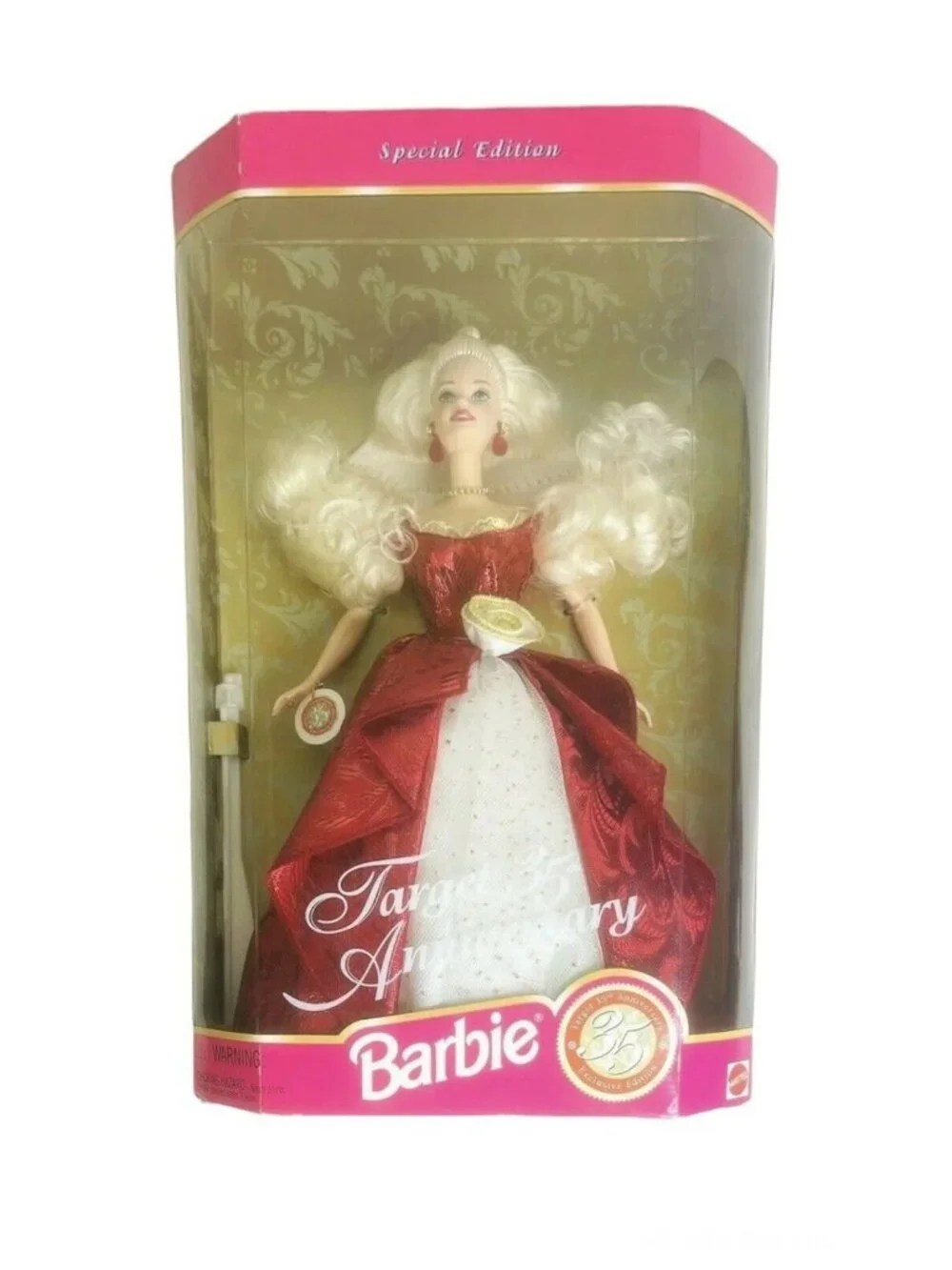 Vintage 1997 Target 35th Anniversary Barbie Special Edition Mattel 16485 NIB